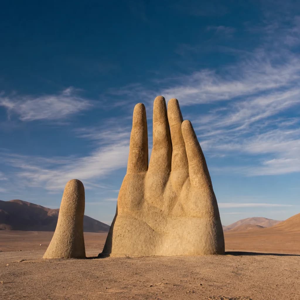 Mão do deserto